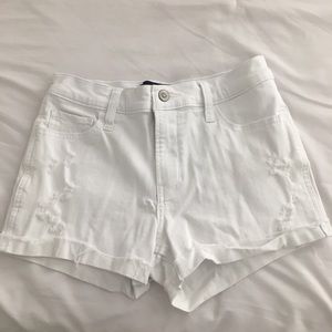 White Hollister Shorts